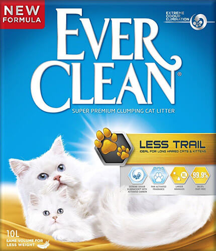 Ever Clean Less Trail Patilere Yapışmayan Topaklaşan Kedi Kumu