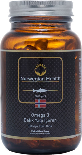 Norwegian Health Omega 3 Balık Yağı 60 Kapsül