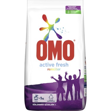 OmoToz Active Fresh Renkliler İçin Çamaşır Deterjanı