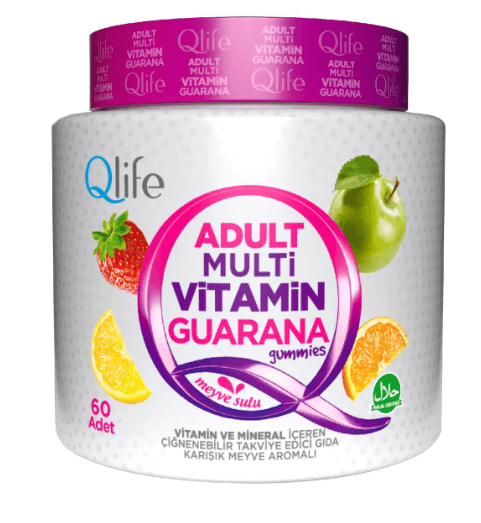 Qlife Adult Multivitamin Guarana Gummies
