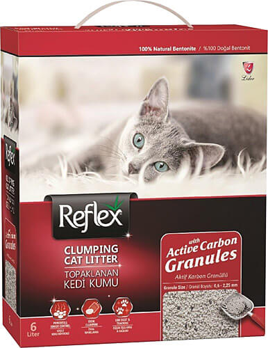 Reflex Aktif Karbonlu Süper Hızlı Topaklanan Kedi Kumu