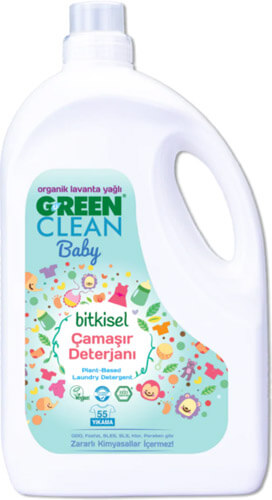 U Green Clean Bitkisel Organik Lavanta Yağlı Bebek Çamaşır Deterjanı