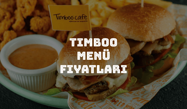 Timboo Menü Fiyatları